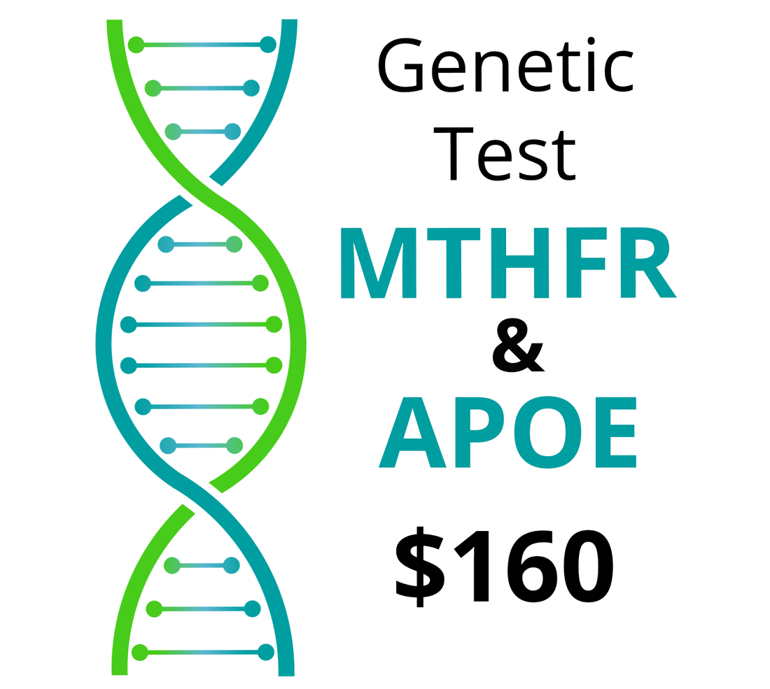 Genetic Test Kit (MTHFR & APOE Combo)