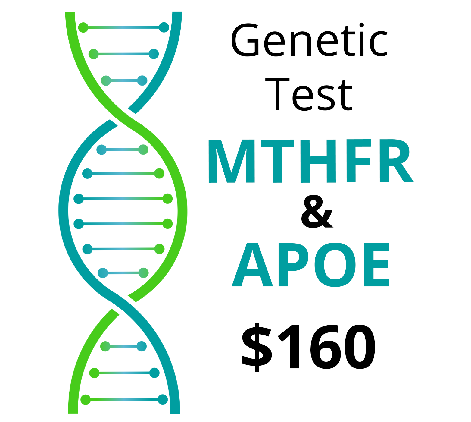 Genetic Test Kit (MTHFR & APOE Combo)